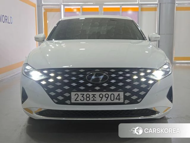 Hyundai The New Grandeur IG Hybrid 2020 Белый из Кореи