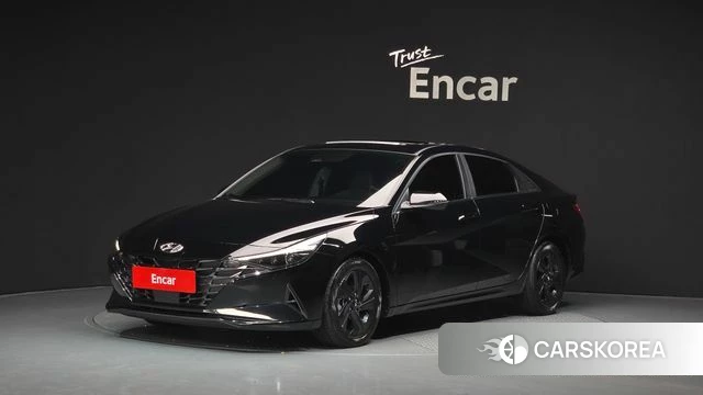 Hyundai Avante (CN7) 2021 Черный из Кореи