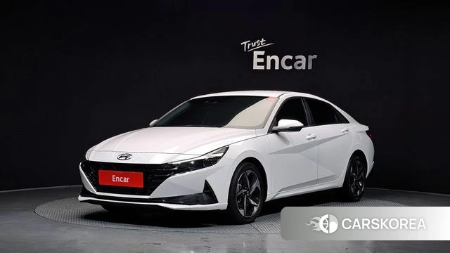 Hyundai Avante (CN7) 2020 Белый из Кореи