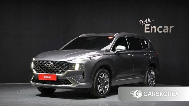 Hyundai The New Santa Fe 2023 Серый из Кореи