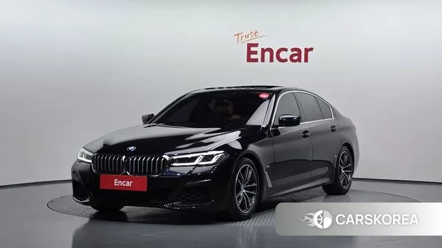 BMW 5 Series (G30) 2022 Синий из Кореи