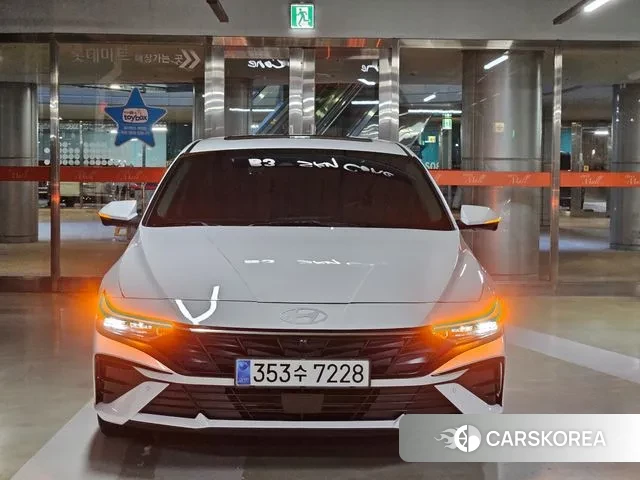 Hyundai The New Avante (CN7) 2023 Белый из Кореи