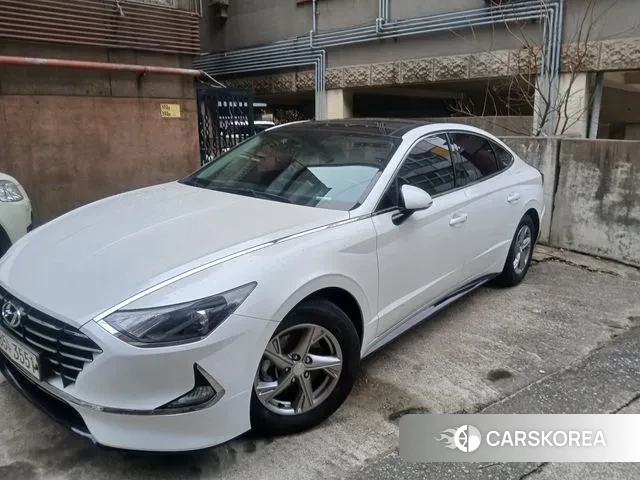 Hyundai Sonata (DN8) 2019 Белый из Кореи