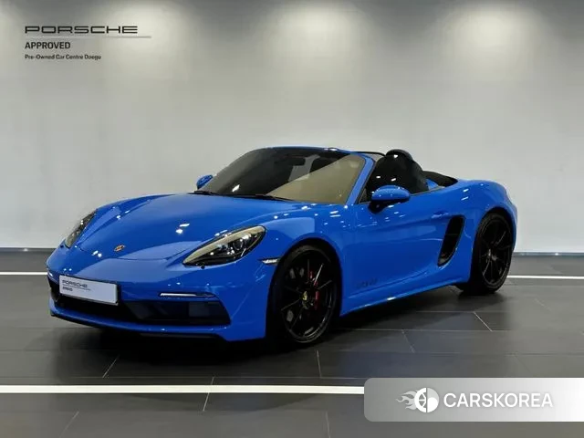 Porsche 718 Boxster 2023 Серебристо-серый из Кореи