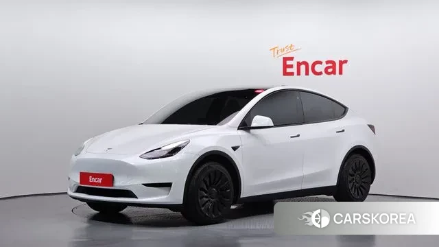 Tesla Model Y 2023 Белый из Кореи