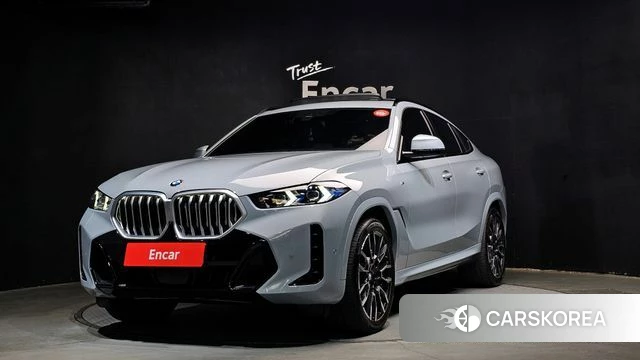 BMW X6 (G06) 2025 Серебристо-серый из Кореи