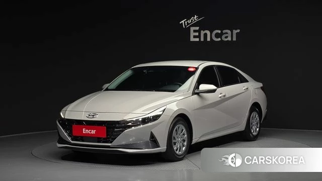 Hyundai Avante (CN7) 2021 Серебристо-серый из Кореи