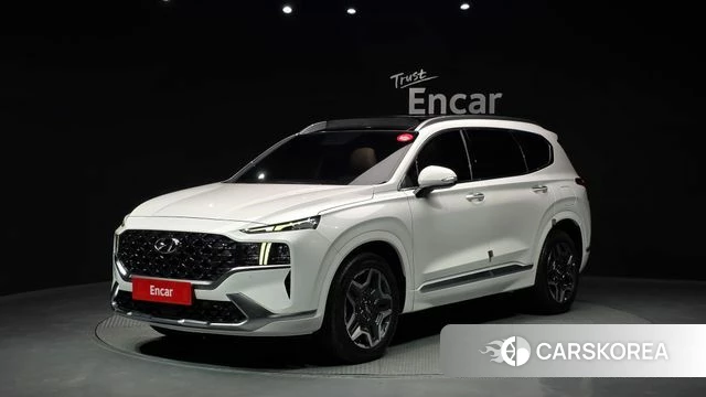Hyundai The New Santa Fe 2021 Белый из Кореи