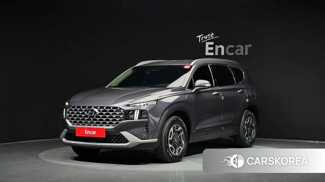 Hyundai The New Santa Fe 2022 Серый из Кореи