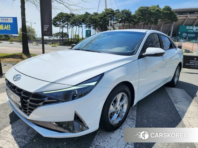 Hyundai Avante (CN7) 2020 Белый из Кореи