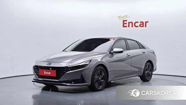 Hyundai Avante (CN7) 2021 Серебристо-серый из Кореи