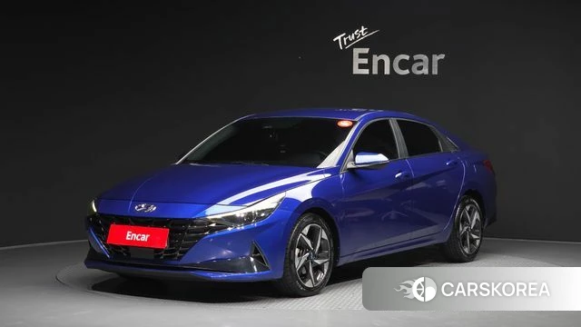 Hyundai Avante (CN7) 2020 Синий из Кореи