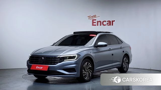 Volkswagen 7th Generation of Jetta 2021 Серебристо-серый из Кореи