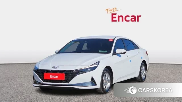 Hyundai Avante (CN7) 2022 Белый из Кореи