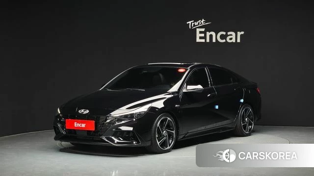 Hyundai Avante (CN7) 2020 Черный из Кореи