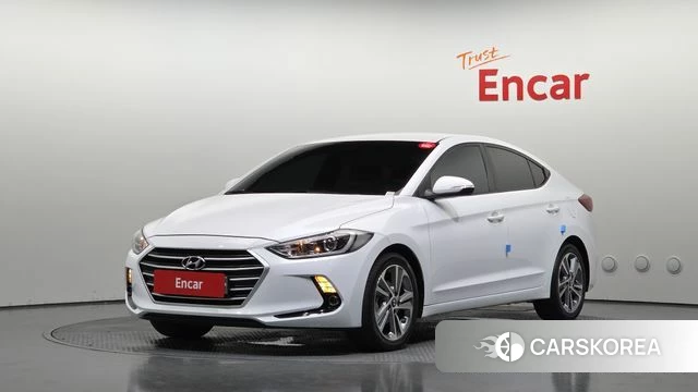 Hyundai Avante AD 2018 Белый из Кореи