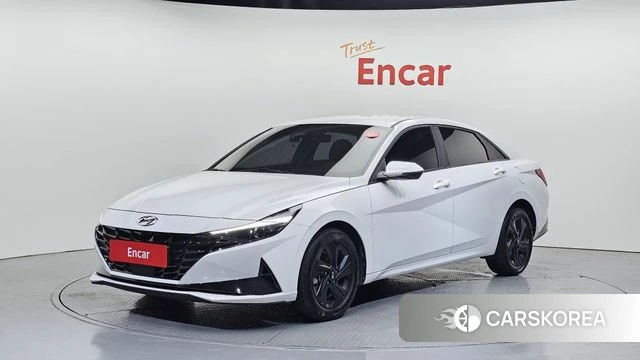 Hyundai Avante (CN7) 2023 Белый из Кореи