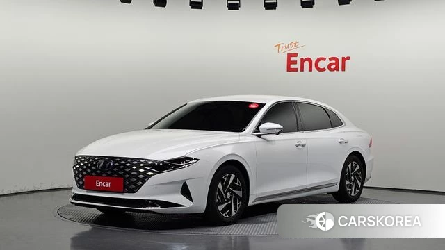 Hyundai The New Grandeur IG Hybrid 2021 Белый из Кореи