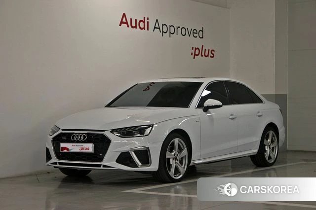 Audi A4 (B9) 2022 Белый из Кореи