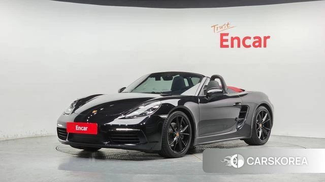 Porsche 718 Boxster 2019 Черный из Кореи