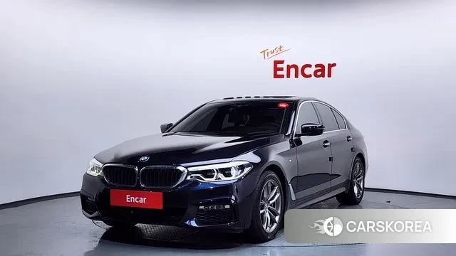 BMW 5 Series (G30) 2018 Черный из Кореи