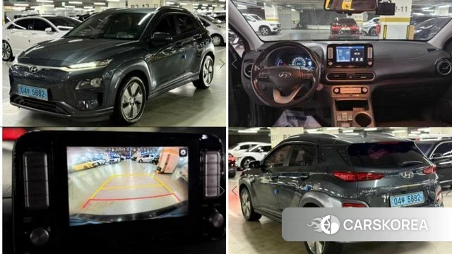 Hyundai Kona Electric 2018 Серый из Кореи