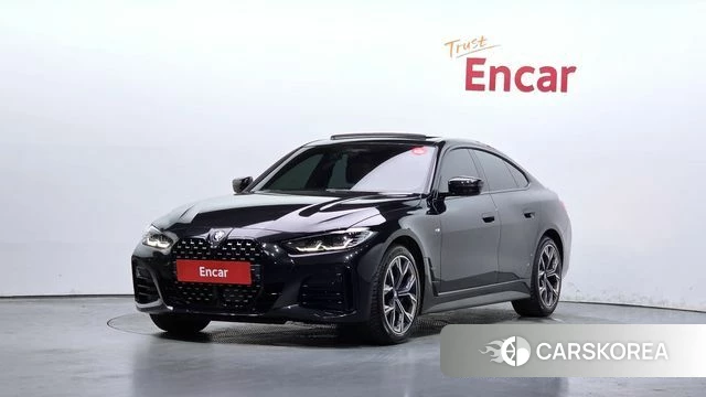 BMW 4 Series (G22) 2024 Черный из Кореи