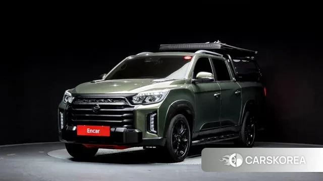 Ssangyong The New Rexton Sports Cannes 2022 Темно-зеленый из Кореи