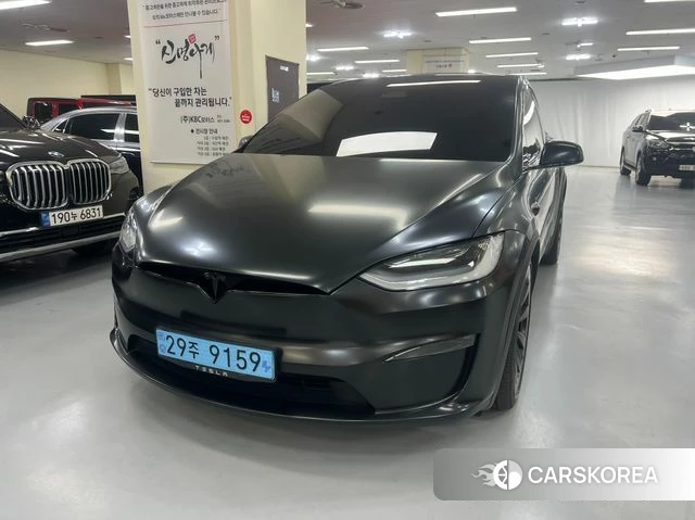 Tesla Model X 2023 Белый из Кореи