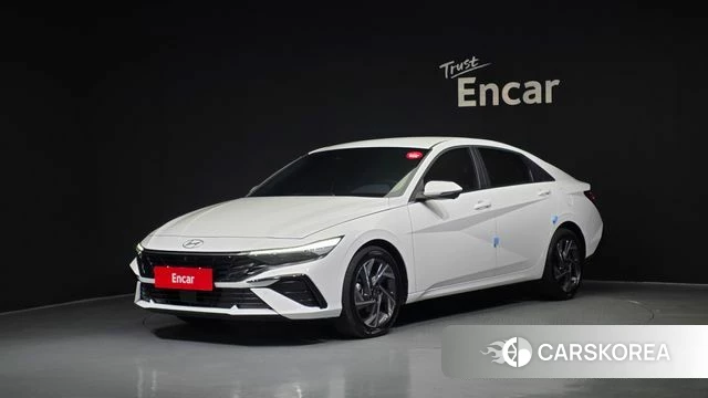 Hyundai The New Avante (CN7) 2024 Белый из Кореи
