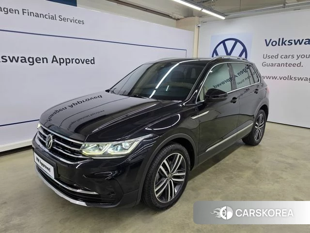 Volkswagen Tiguan second Generation 2021 Черный из Кореи