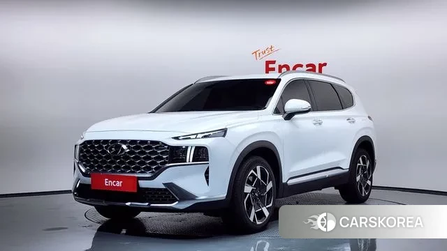 Hyundai The New Santa Fe 2021 Белый из Кореи