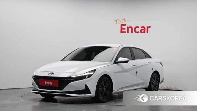 Hyundai Avante (CN7) 2020 Белый из Кореи