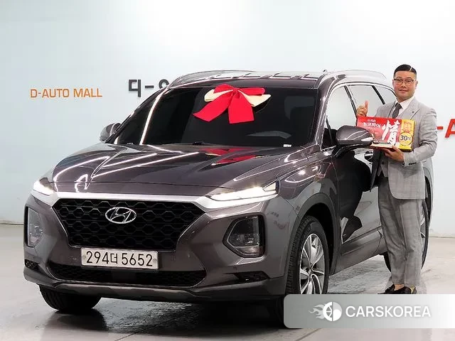 Hyundai Santa Fe TM 2018 Серый из Кореи
