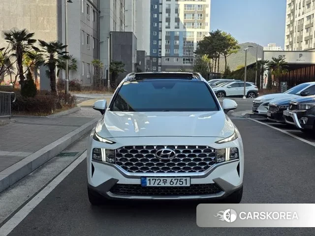 Hyundai The New Santa Fe 2021 Белый из Кореи