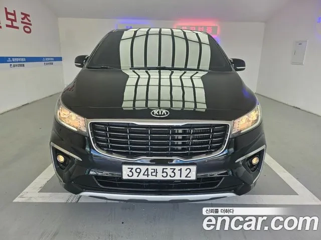 Kia The New Carnival 2019 Черный из Кореи