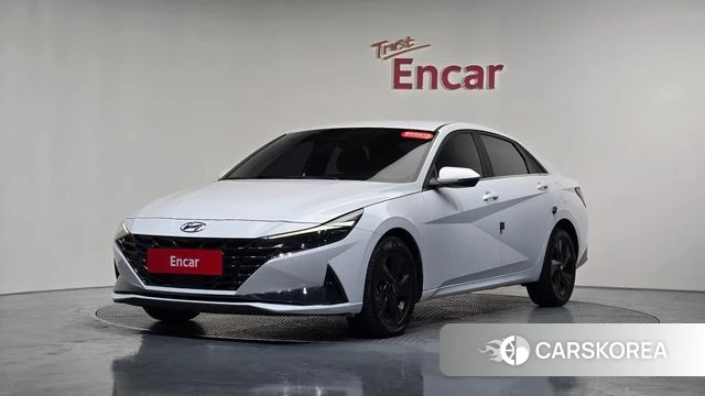 Hyundai Avante (CN7) 2020 Белый из Кореи