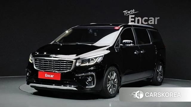 Kia The New Carnival 2018 Черный из Кореи