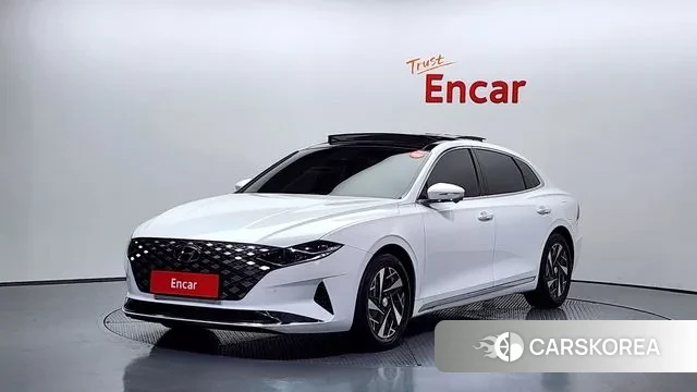 Hyundai The New Grandeur IG Hybrid 2021 Белый из Кореи