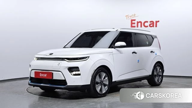 Kia Soul Booster EV 2019 Белый из Кореи