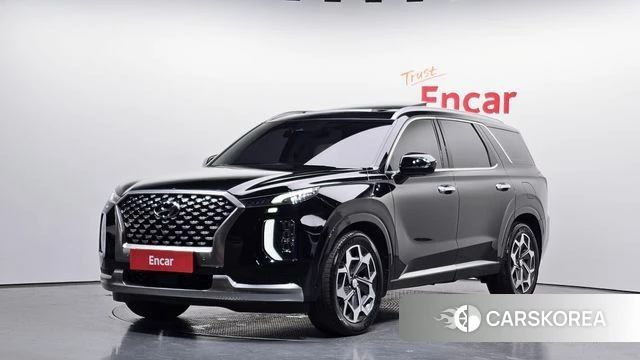 Hyundai Palisade 2021 Черный из Кореи