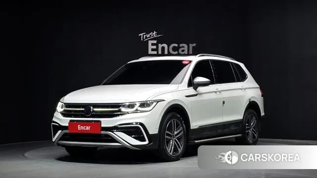 Volkswagen Tiguan Allspace 2023 Белый из Кореи