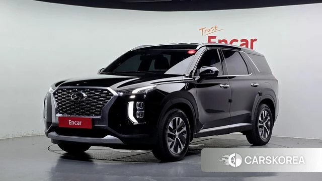 Hyundai Palisade 2021 Черный из Кореи