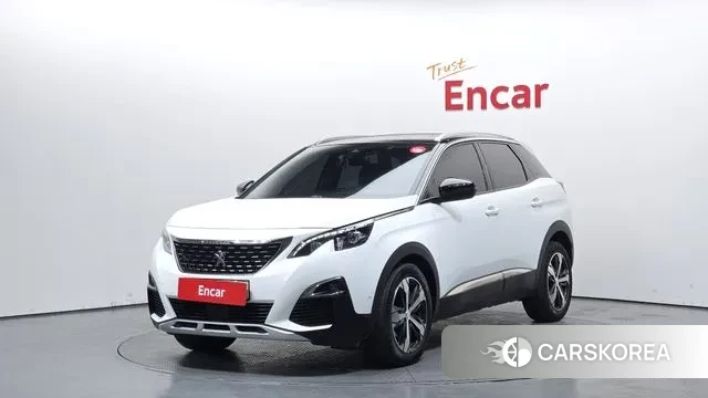 Peugeot 3008 second generation 2021 Белый из Кореи