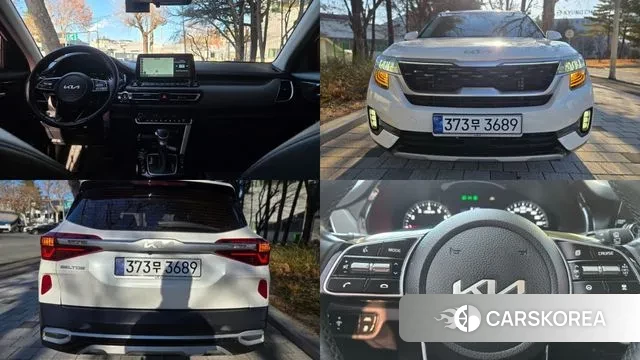 Kia Seltos 2021 Белый из Кореи