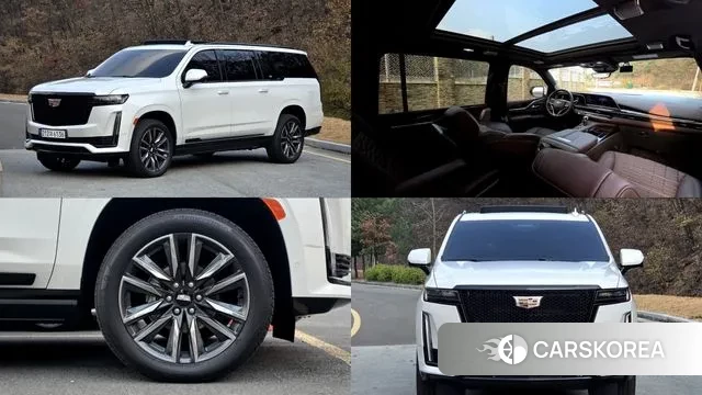 Cadillac Escalade 5th Generation 2023 Белый из Кореи