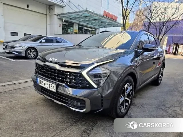 Kia Sportage 5th Generation Hybrid 2023 Серый из Кореи