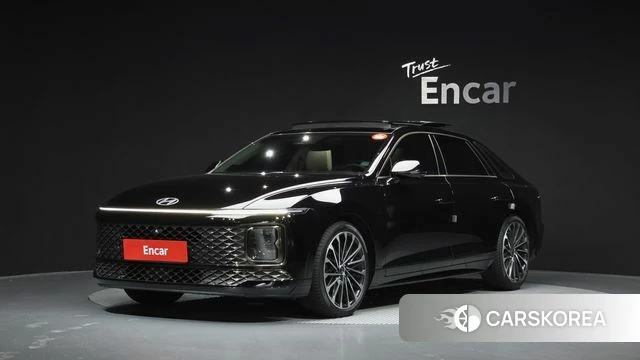 Hyundai Grandeur (GN7) 2023 Черный из Кореи