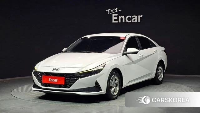 Hyundai Avante (CN7) 2022 Белый из Кореи
