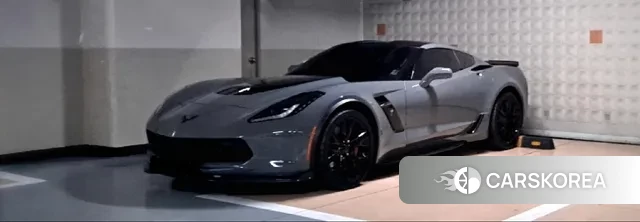 Chevrolet Corvette 2018 Белый из Кореи